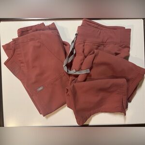 Dark cherry figs scrub set medium